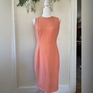 Calvin klein salmon/ peach dress